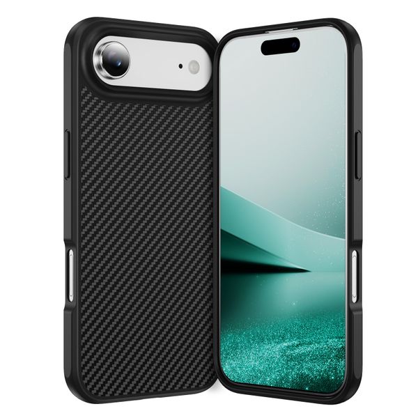 Wireless Charging Carbon Fiber Cover Compatible With iPhone 17 Air