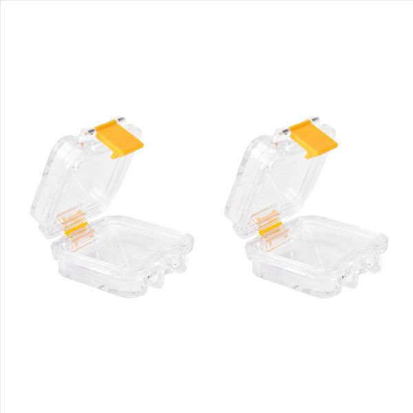 Dental Lab Supply Plastic Denture Tooth Box With Film Yellow