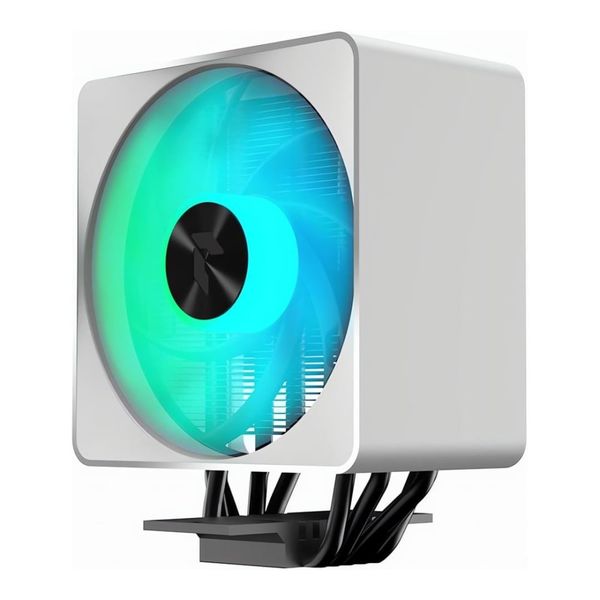 Aerocool APNX AP1-V Cooler - AP1-V ARGB-W 245W TDP 5-Heatpipe White