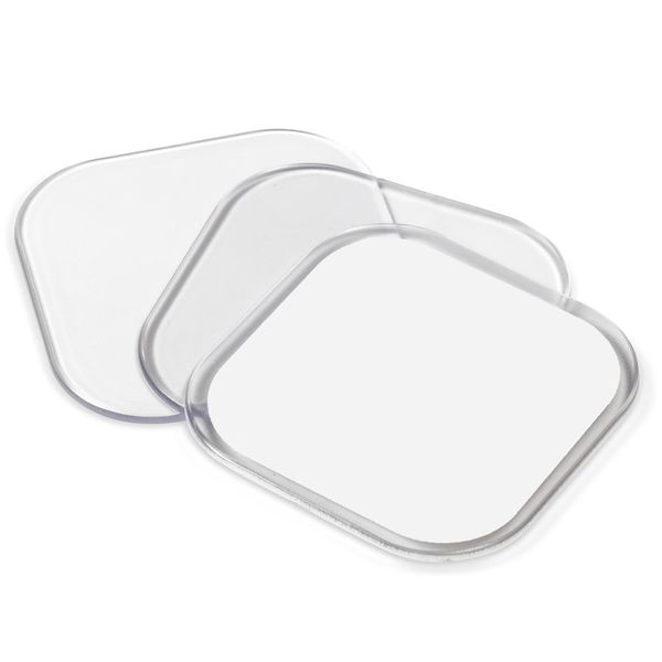 Transparent Plastic Coasters - Set