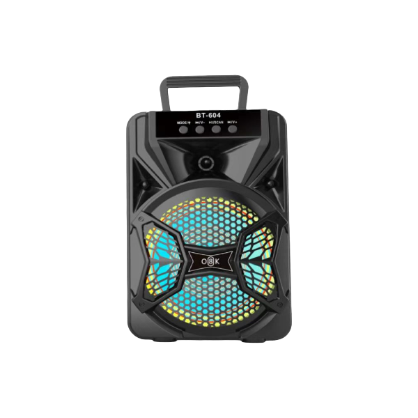 08K Karaoke Speaker - BT-604 - With LED Lighting and Microphone