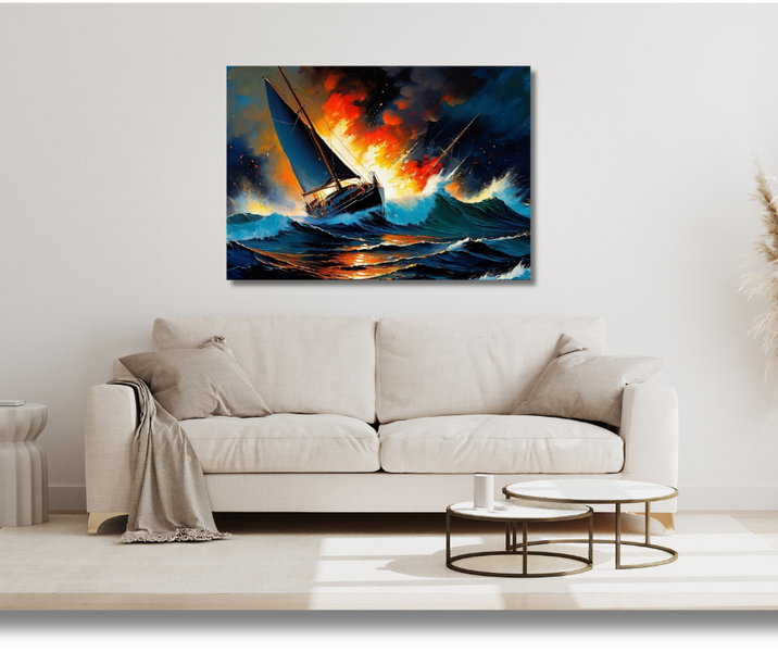 Canvas Wall Art Home Decor -Rough Seas