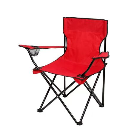 Folding chair 2024 with cup holder