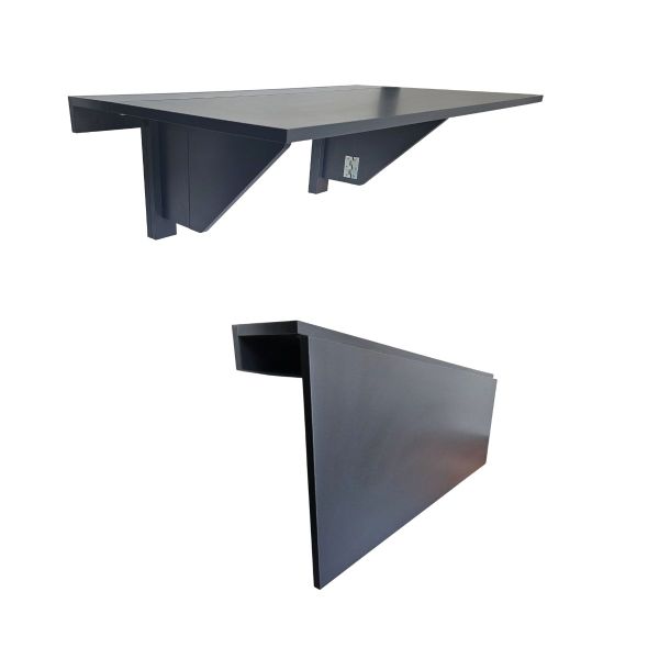 Smartfold Wall-Mounted Drop Leaf Table 100x53cm - Midnight