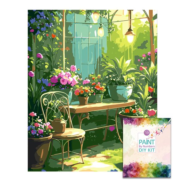 Easy Craft Paint by Number DIY Kit, 50x40cm - Beautiful
