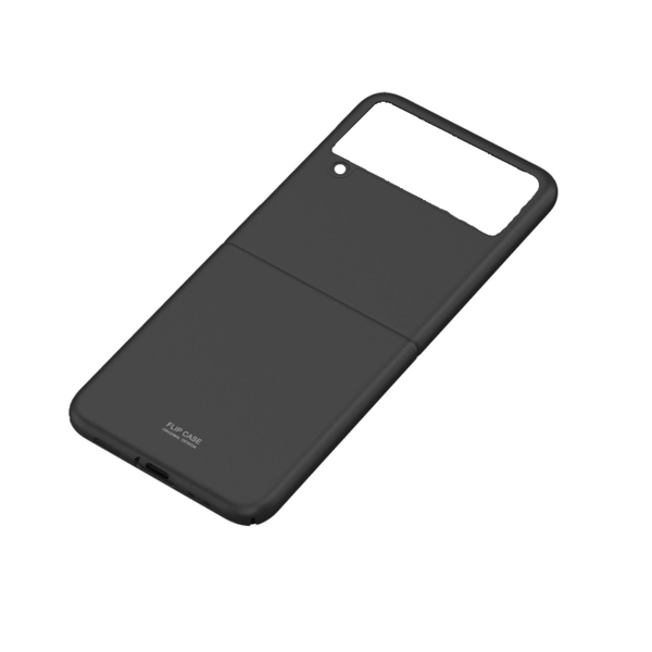 BasicX Skin Feel Shockproof PC Fold Case Compatible With Galaxy Z Flip3 5G Black