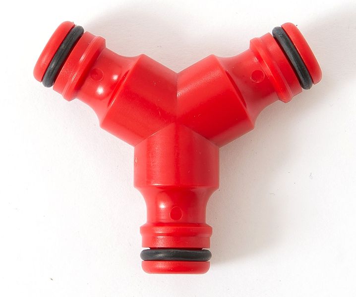 LAWN STAR - Three-Way Hose Connector Coupler K9