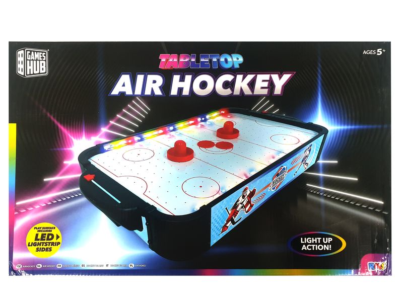 Games Hub Led Tabletop Air Hockey