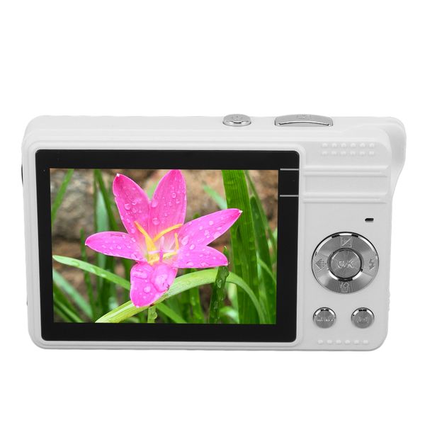 50MP Teen Camera, 1080P, 2.8" TFT, 16X Zoom, AF, With Flash, White