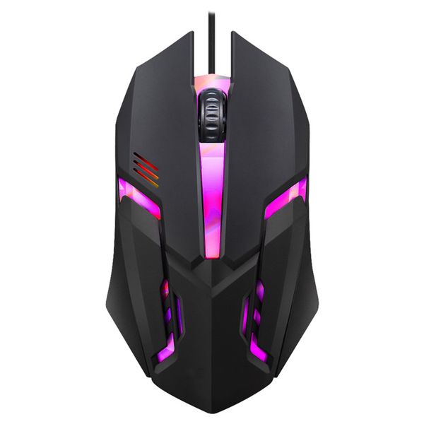 USB Wired Mouse RGB Colorful Gaming Mouse 5000 DPI Optical Wired Mouse