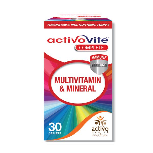 ActivoVite Complete Multivitamin Tablets - 30s