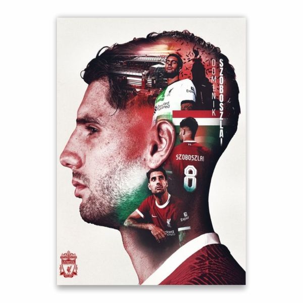 Szoboszlai Liverpool Collage Poster - A1