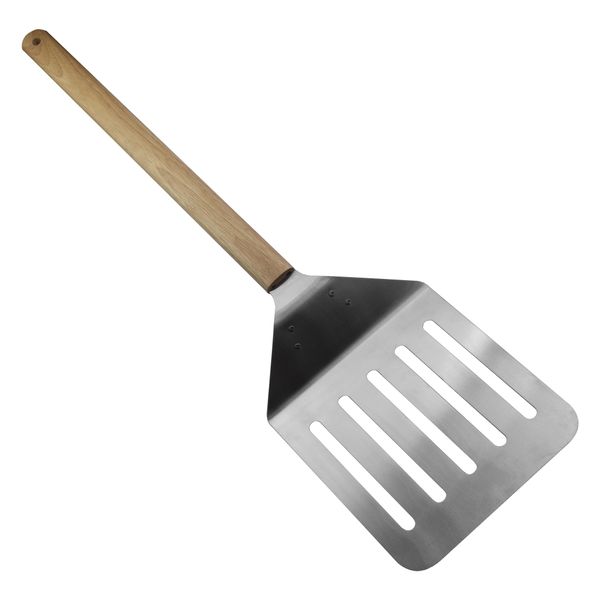 Regent Catering Pizza Peel Square St Steel with Oak Handle
