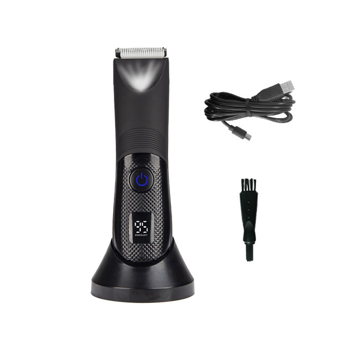 Electric Digital display Men Hair Trimmer-Ceramic Blade,Waterproof & Quiet