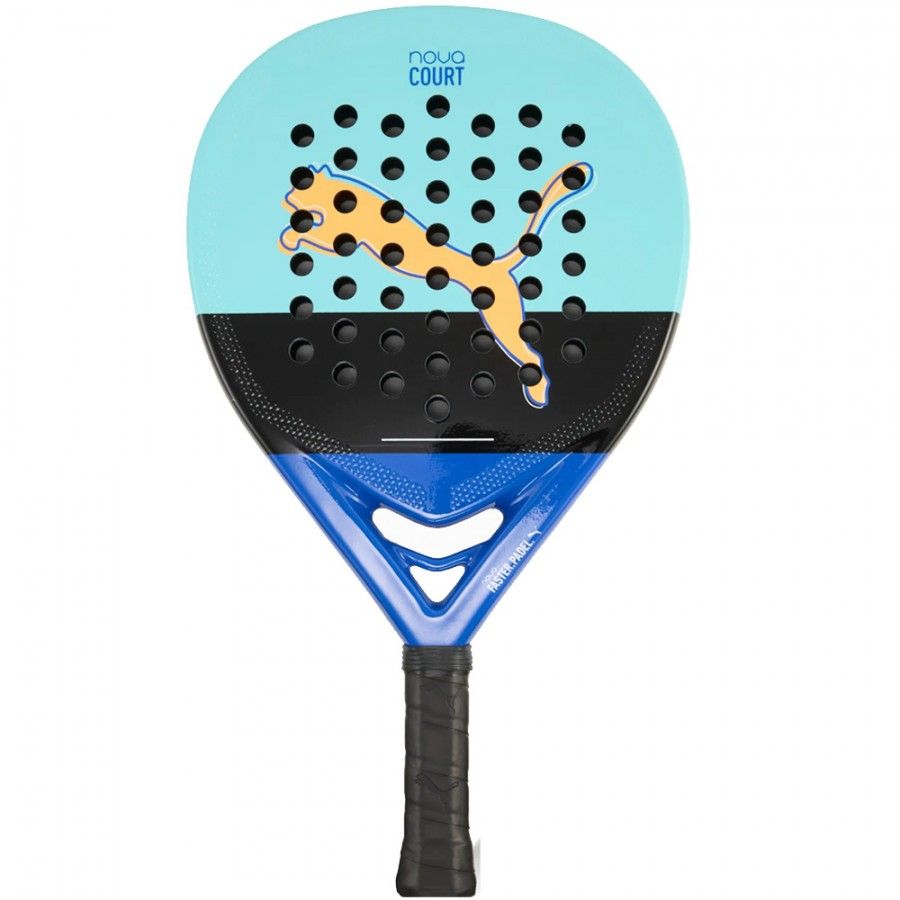 Puma Nova Padel Court Padel Racket - Safe Lake/Black