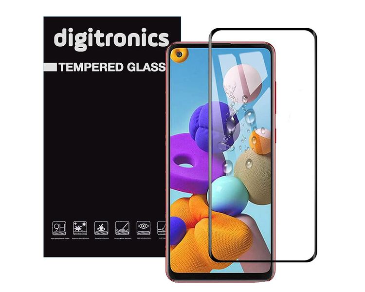 Full Coverage Protective Tempered Glass for Samsung Galaxy A21s