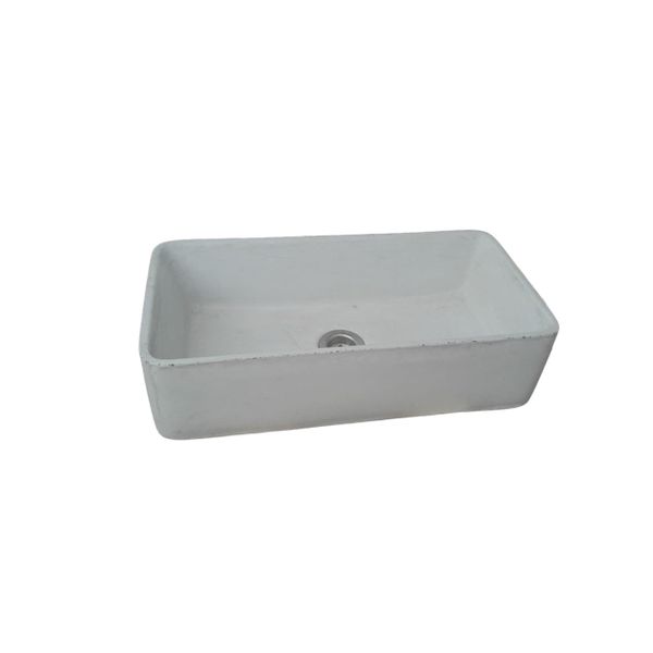 Aquatina Ivory Bespoke Concrete Basin/Sink 47x23.5x12cm