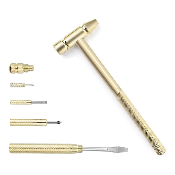 Anti-Rust Copper Hammer and Screwdriver Hand Tool, Screwdriver Hammer is Pe