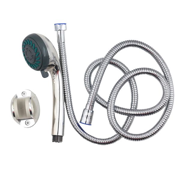 Handheld Shower Head Set with 1.5m Flexible Hose and Wall Holder AY403-052