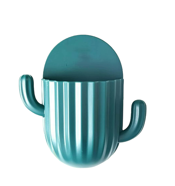 Cactus Wal Mount Makeup Brush Storage Holder