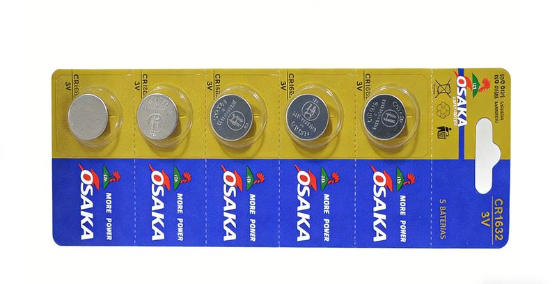 Osaka CR-1632 3V Lithium Coin Battery (Pack of 5) | Mercury-Free
