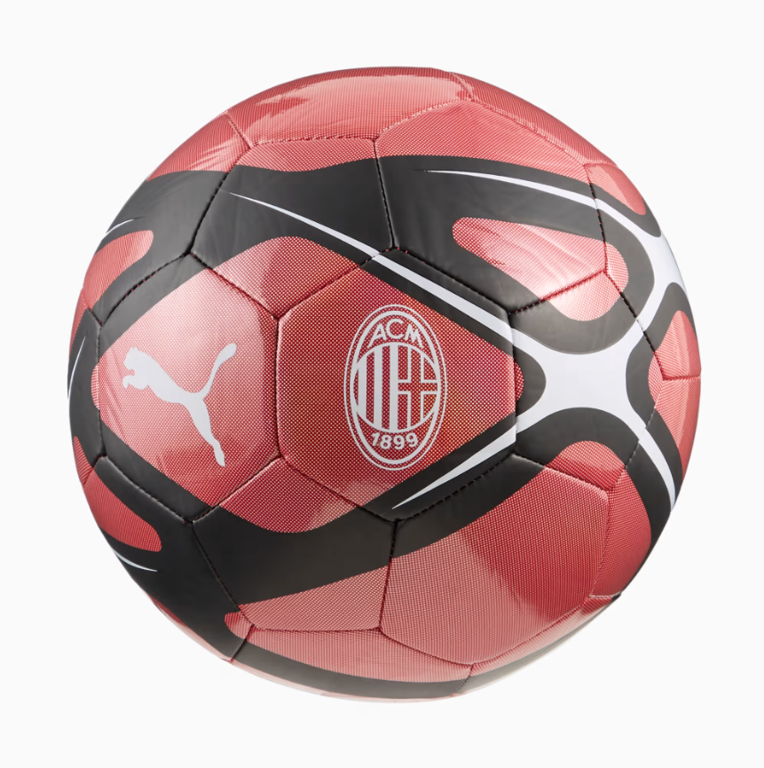 Puma AC Milan Soccer Ball CULTURE Football - For All Time Red/Puma White - Size 5