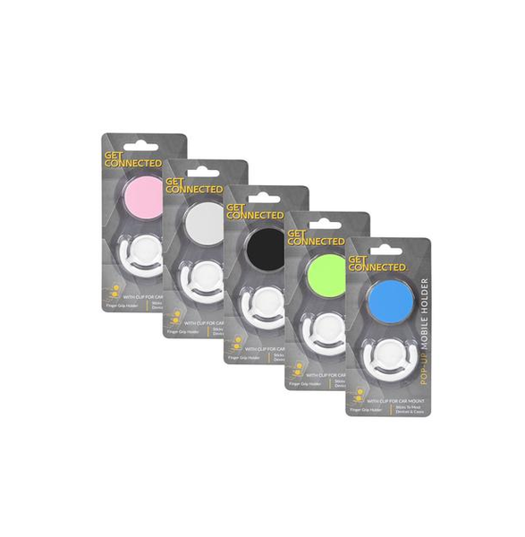 Get Connected - Pop Up Phone Holder With Cradle x 5