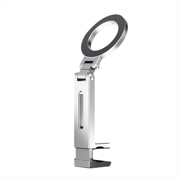 Magnetic Phone Holder for Smartphone-Silver Compatible with Universal