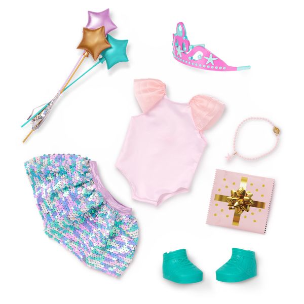 Our Generation 18-Inch Deluxe Sequin Outfit with Surprise Gift