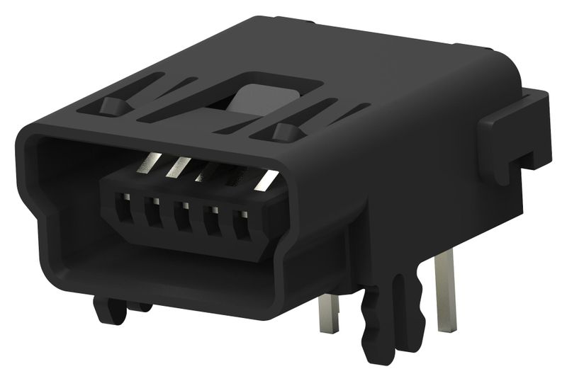 TE Connectivity (1734510-2) USB Connector, Mini USB Type B, USB 2.0