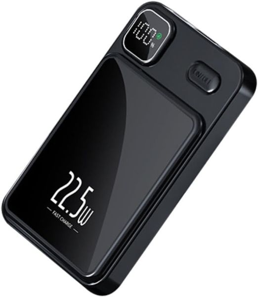 Black Magnetic Power Bank 10000mah