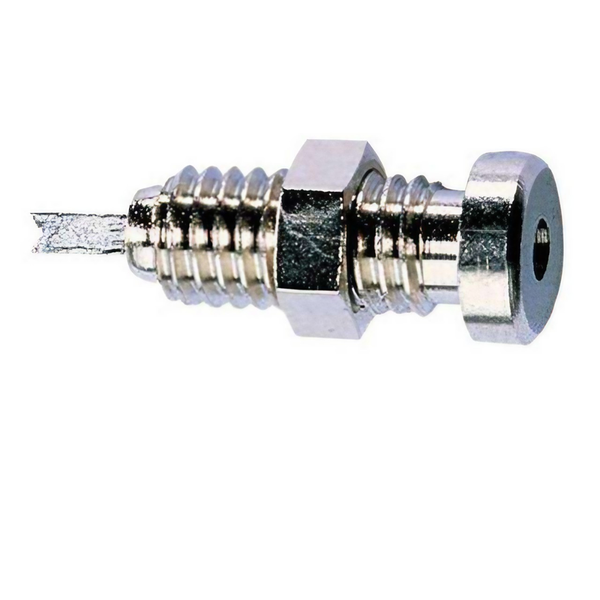 MBU 1 - 2mm Banana Test Socket, Panel Mount, Nickel Plated, 6A, 30VAC/60VDC