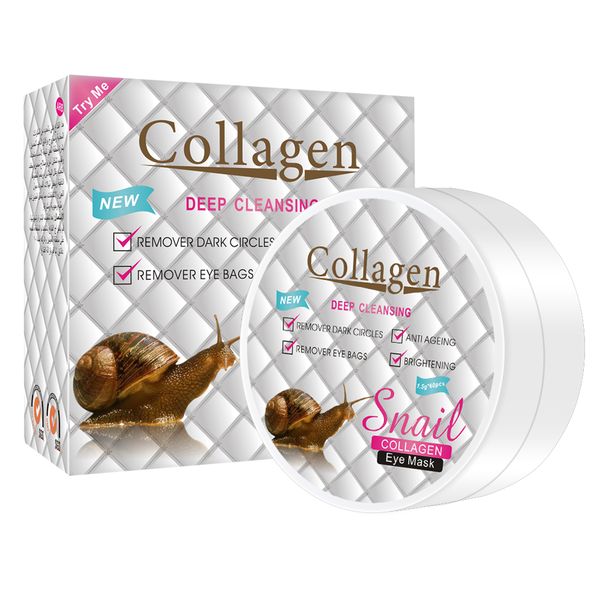 60 Pieces Snail Collagen Eye Mask