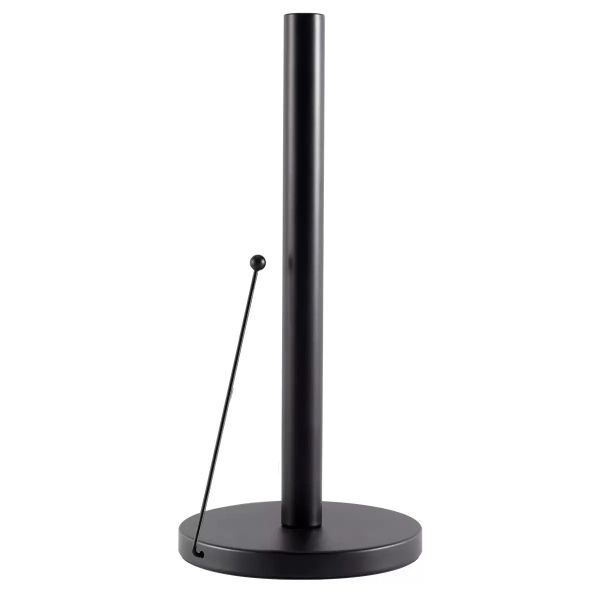 Simple Practical Stainless Steel Paper Towel Holder-Black&amp;Silver-DH3739