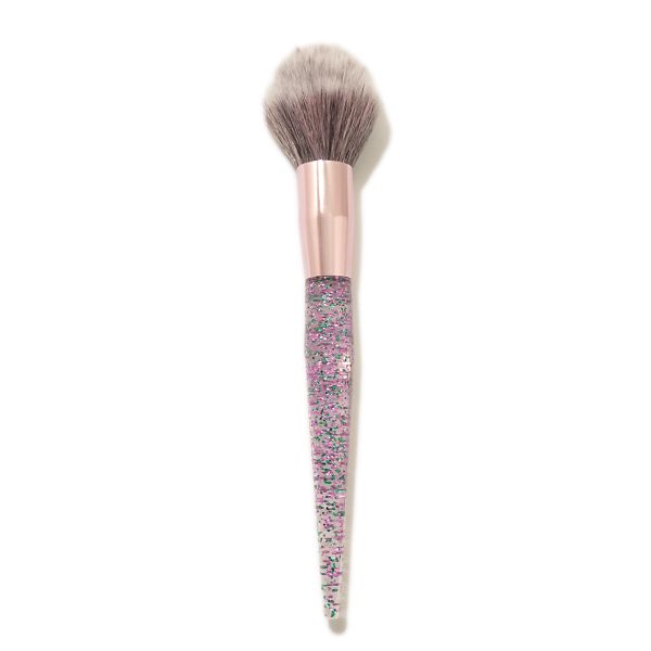 Glitter Tail Powder Brush / Kabuki Brush (Purple &amp; Green)