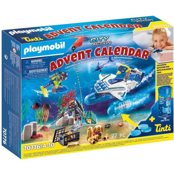 Playmobil Bathing Fun Police Diving Mission Advent Calendar 70776