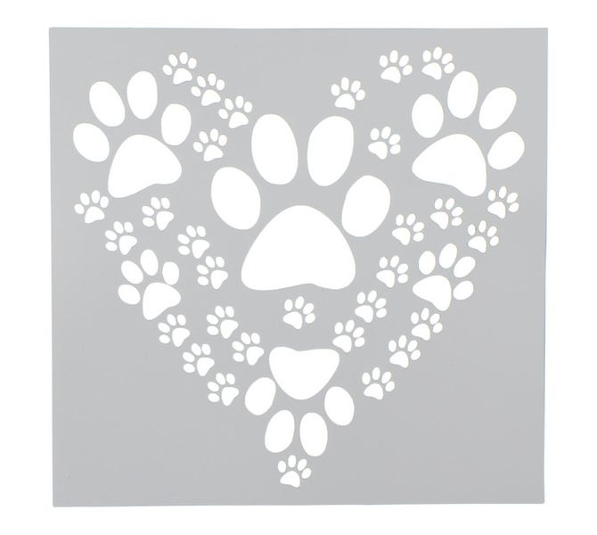 A/Print Heart Stencil (160 x 150mm)