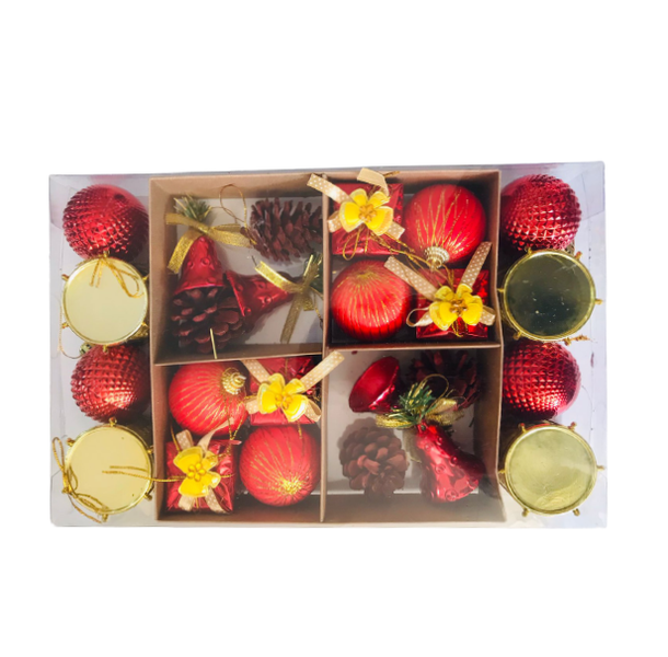 24 Piece Christmas Tree Decorations