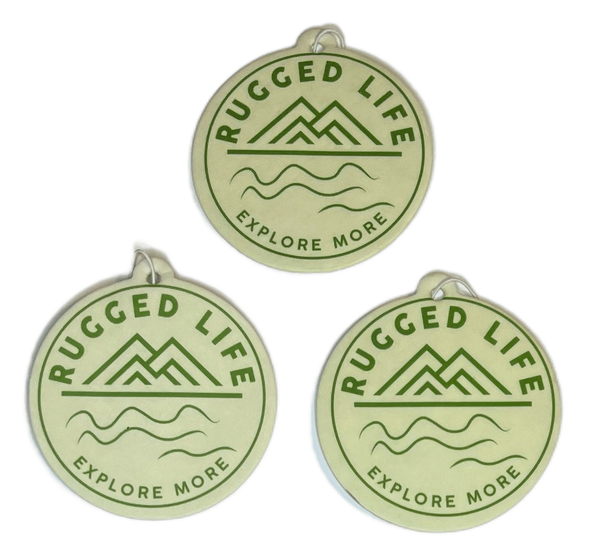 3 X Rugged Life Car Air Freshener New Car Scent Shop Today. Get it