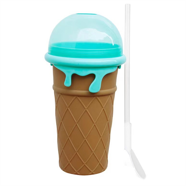 Slushy Maker Cup Slushie Cup Magics Freeze Squeeze Ice Cup Summer-B