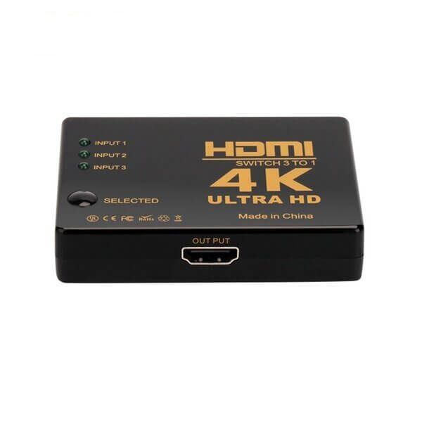 Onten OTN-7593 3 in 1 Out HDMI Splitter Converter 4K Ulta HD Switch