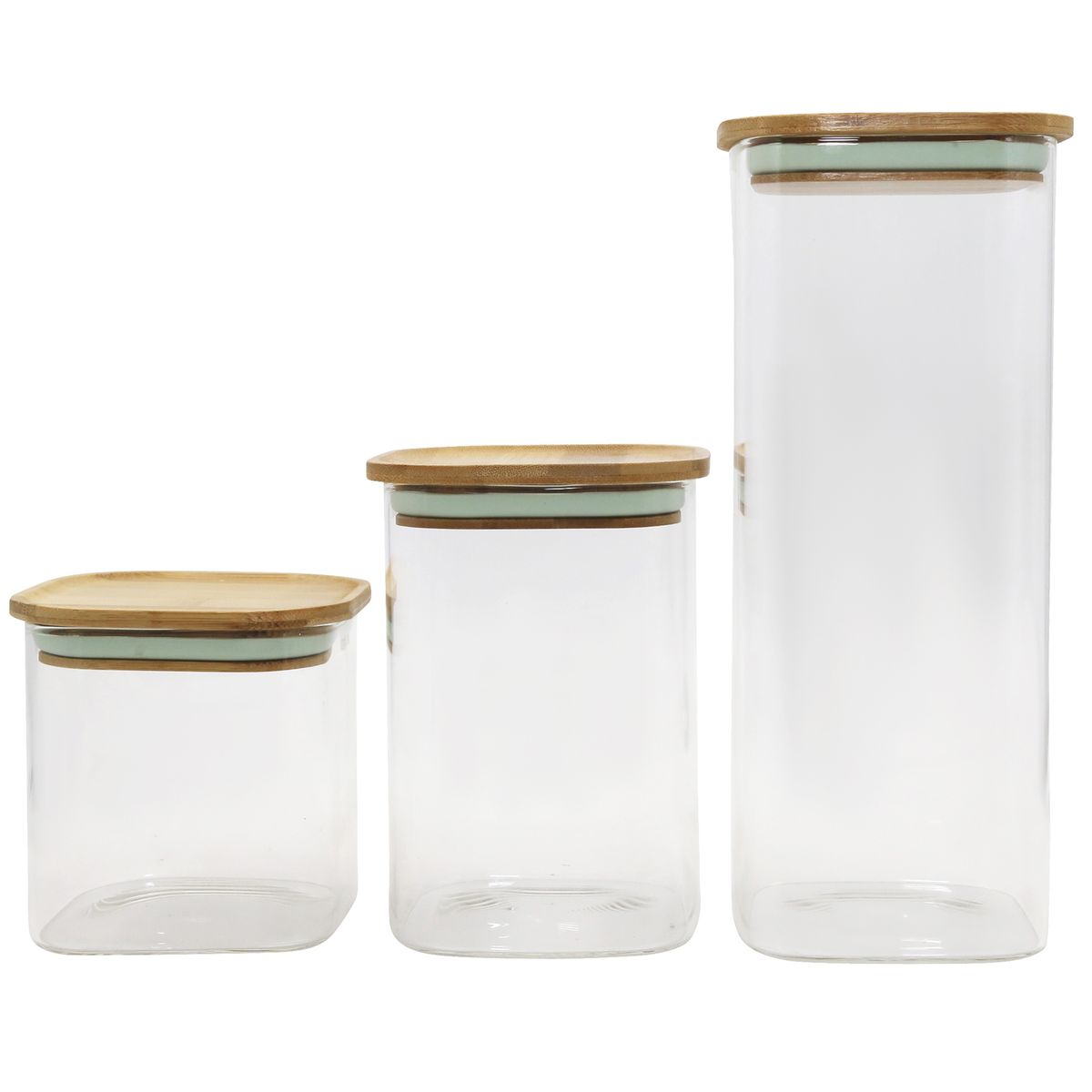 Soul Lifestyle 3 in 1 Borosilicate Glass Canister Set | Shop Today. Get ...