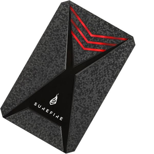 Surefire Bunker Gaming SSD 2.5" I 512 GB I external SSD I USB-C adapter