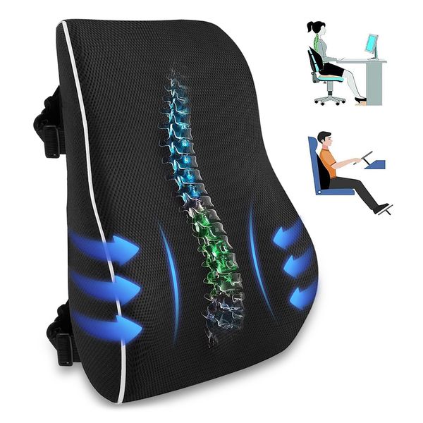 Ergonomic Lumbar Support Pillow for Office Chair ,Car Back