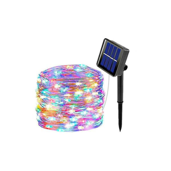 Copper Solar Fairy Lights 13x7x8