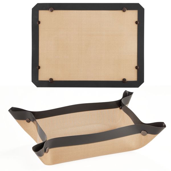 Chenshia Silicone Oven Liner Leak-Proof Non-Stick Baking Mat withBuckle-2Pc