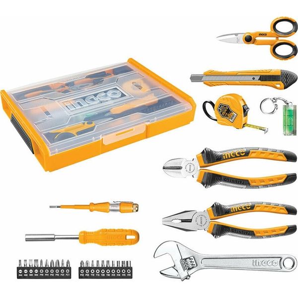 Ingco - 29 Piece Household Tools Set