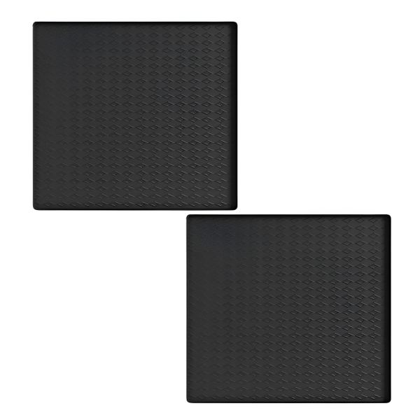 2Pcs Silicone Washer &amp; Dryer Top Protector Cover - Dark Gray