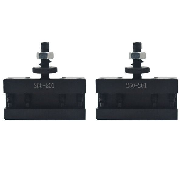 2Pcs 250-201 Quick Change Tool Holder Turning and Facing Tool Holder