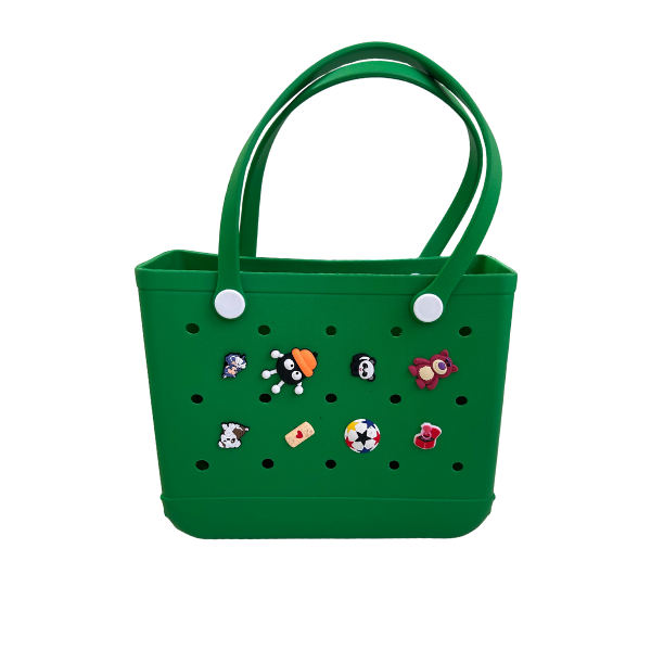 Urban Cart Premium EVA Rubber Beach Bag with Charms